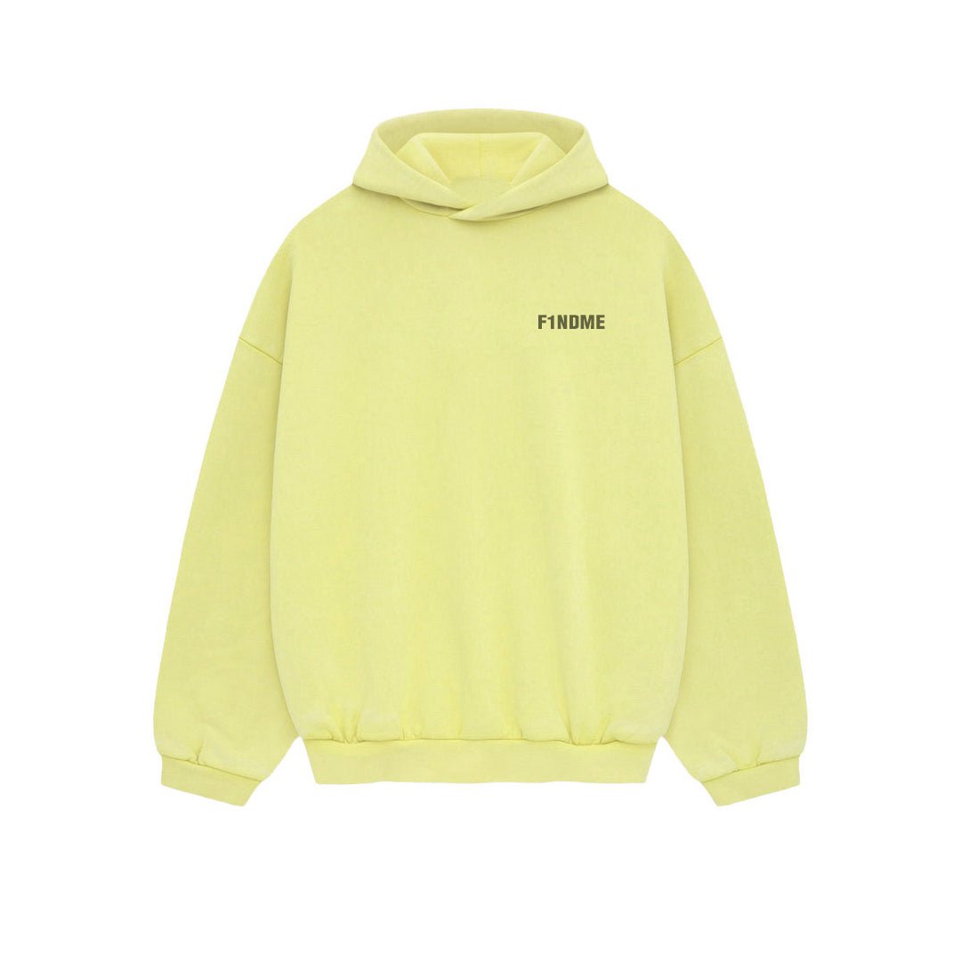 Premium Heavyweight 'Lemon Yellow' Hoodie - F1NDME