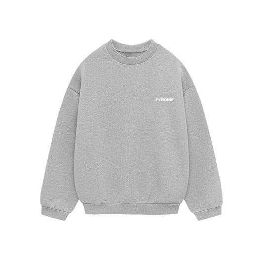 'Cloud Grey' Crewneck - F1NDME