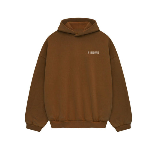 Premium Heavyweight 'Chestnut Brown' Hoodie - F1NDME