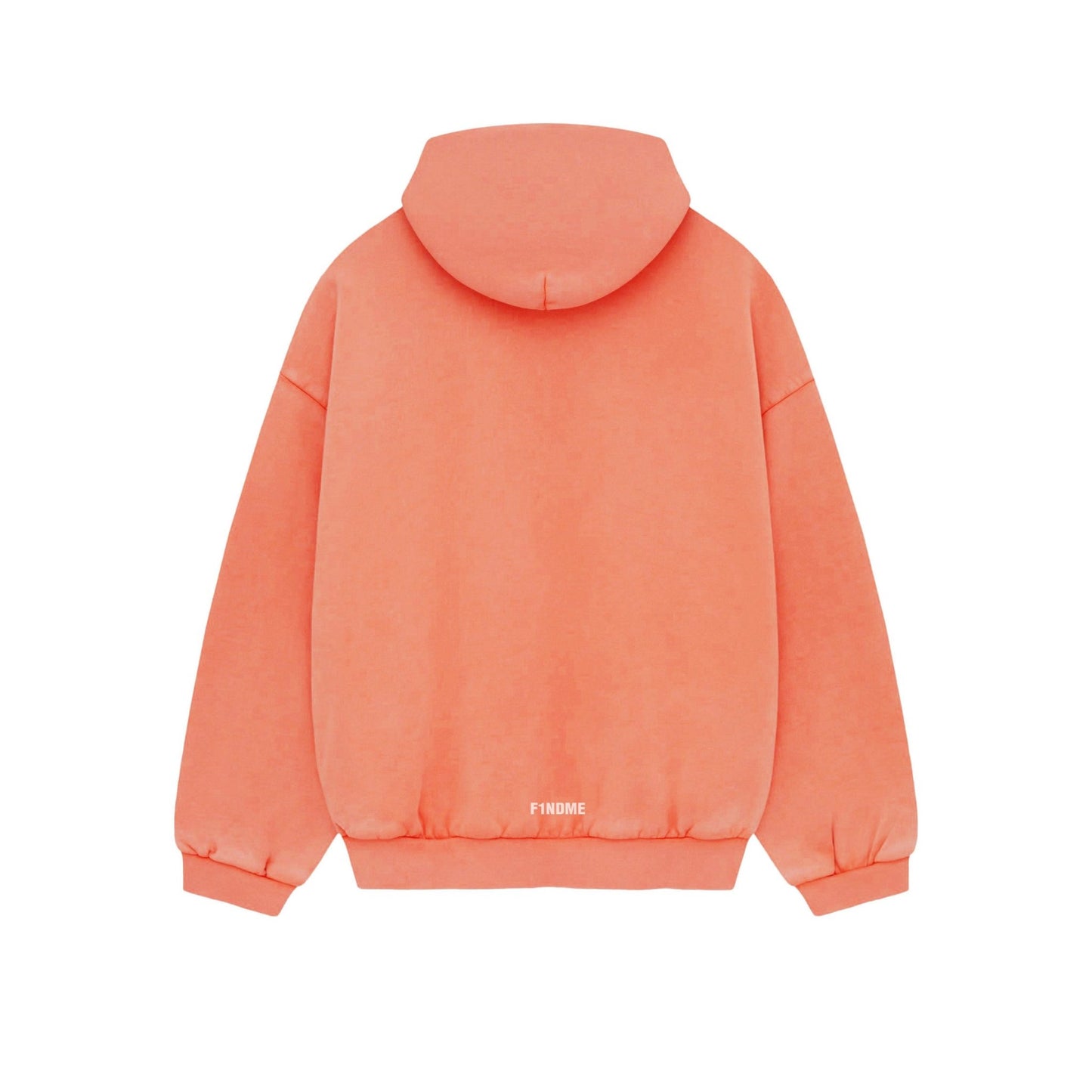 Premium Heavyweight 'Coral Orange' Hoodie - F1NDME