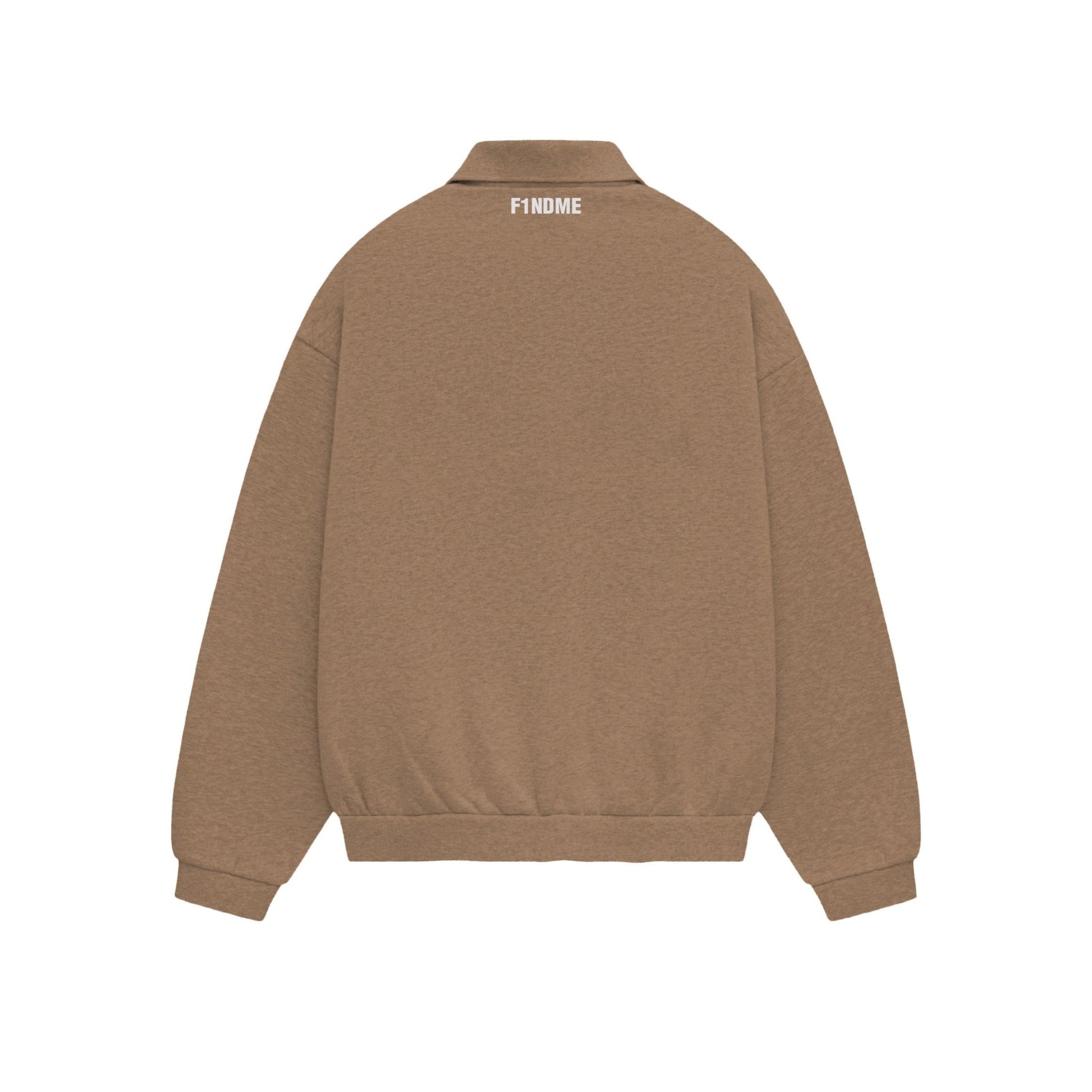 Premium Heavyweight 'Earthy Brown' Polo Crewneck - F1NDME