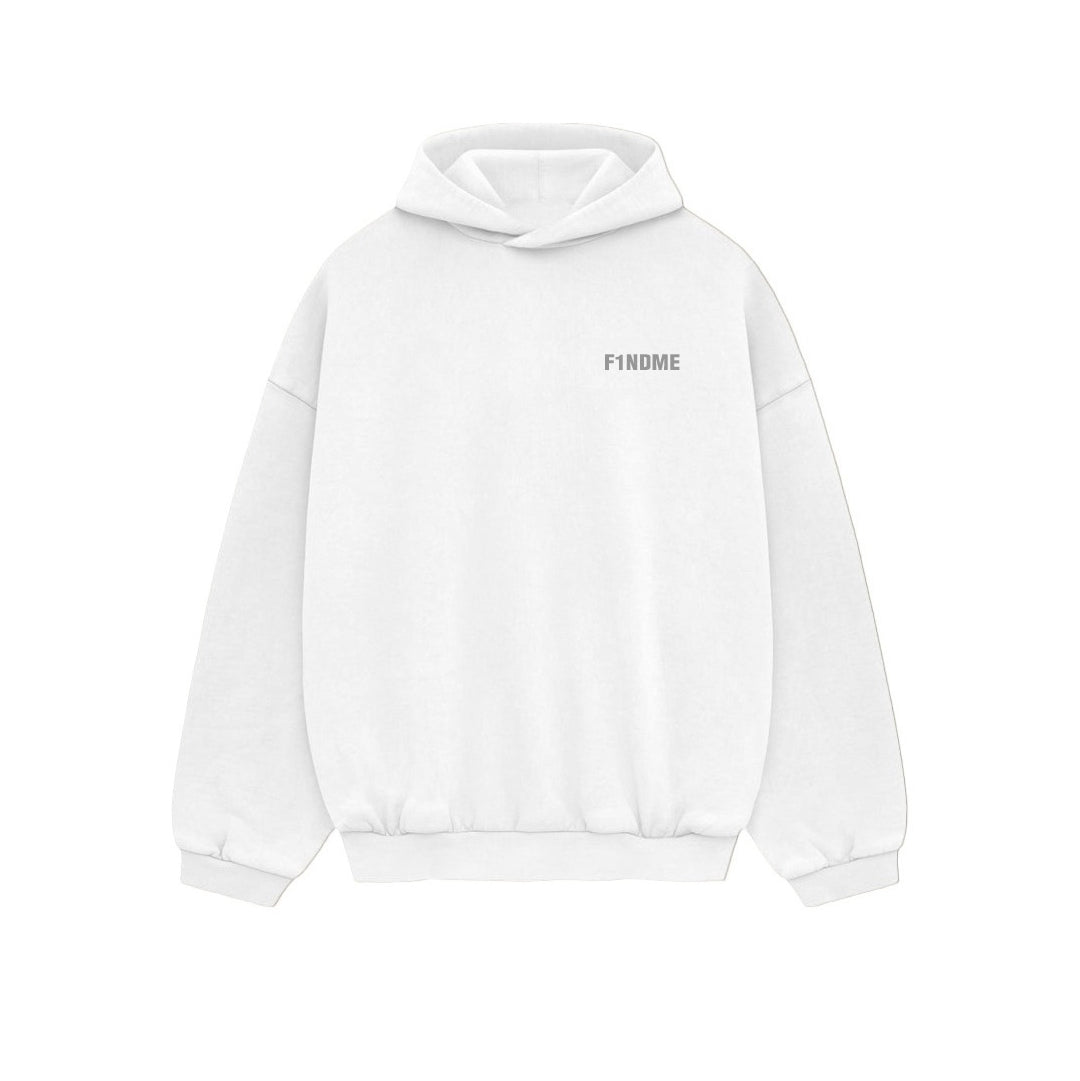 Premium Heavyweight 'Snow White' Hoodie - F1NDME